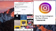 How to USE Instagram on iPhone - Bookmark an IG TV Video On Instagram | Tutorial 44