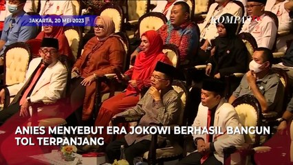 Saat Anies Bandingkan Pembangunan Jalan Era SBY dan Era Jokowi di Milad ke-21 PKS
