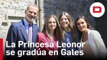 La Princesa Leonor se gradúa en Gales junto a los Reyes y la Infanta Sofía
