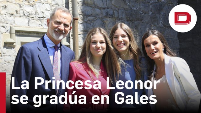 La Princesa Leonor se gradúa en Gales junto a los Reyes y la Infanta Sofía