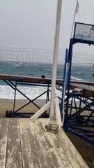 Mareggiata litoranea nord Messina