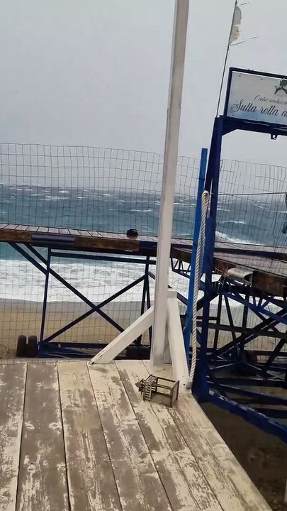 Mareggiata litoranea nord Messina