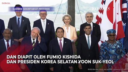 Download Video: Momen PM Jepang Panggil Jokowi Saat Sesi Foto Bersama di KTT G7