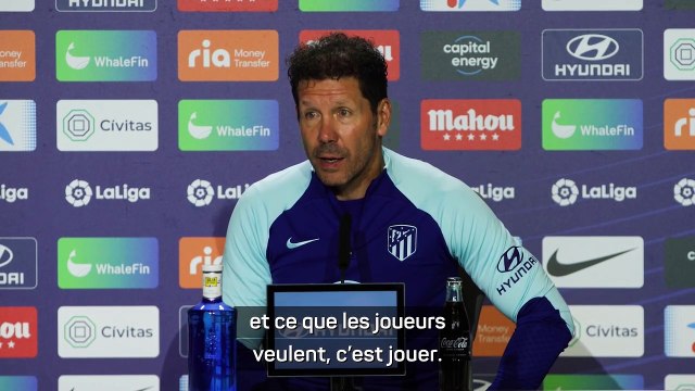 Diego Simeone : Rien n'est encore décidé