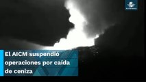 Captan serie de explosiones del volcán Popocatépetl