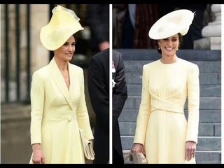 Pippa et Kate portent toutes deux des robes " flatteuses " - mais une sœur " a un budget plus import