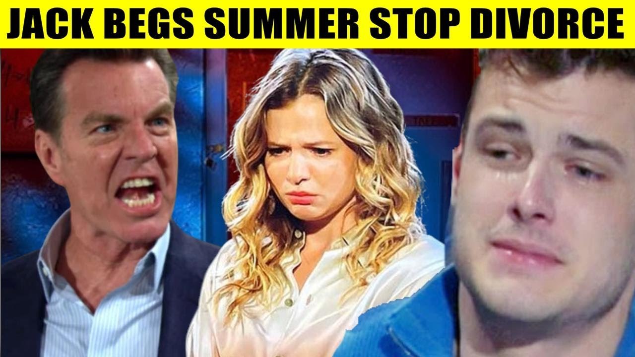 CBS Young And The Restless Spoilers Jack saves Skyles marriage  begs Summer for forgiveness