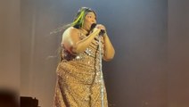 Lizzo makes emotional speech on stage in Nebraska after state passes anti-abortion and anti-trans bill