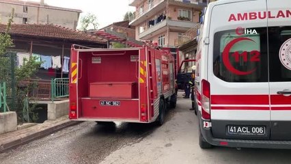 İzmit'te Tek Katlı Ev Yanarak Kül Oldu