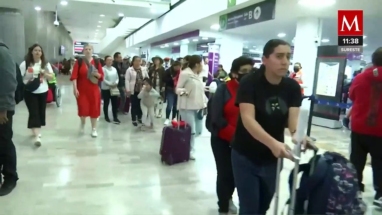 Reanudan operaciones en el AICM tras varias horas suspendidas por caída de cenizas