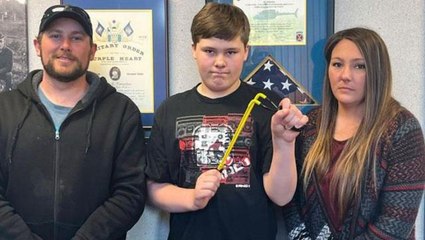 ABD'de bir çocuk, kız kardeşini kaçırmaya çalışan saldırganı sapanla durdurdu