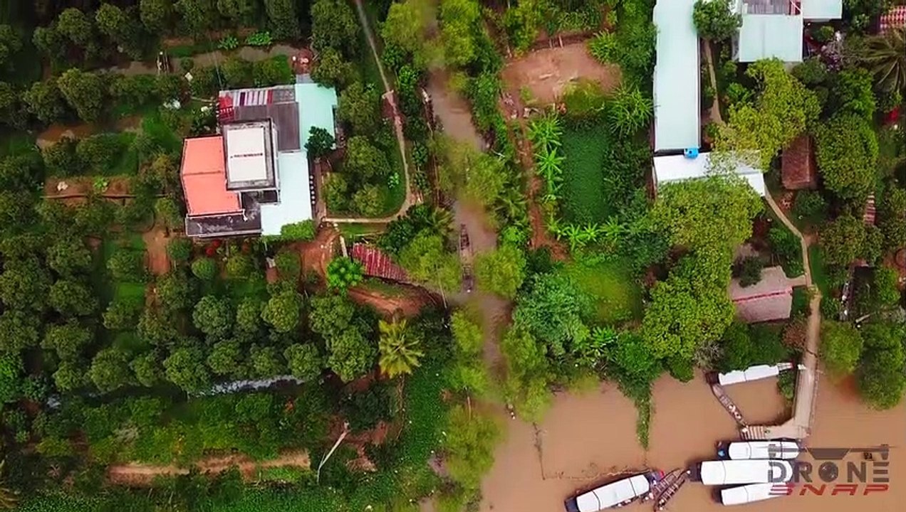 Mekong Delta _ Can Tho, Vietnam   - by drone [4K]