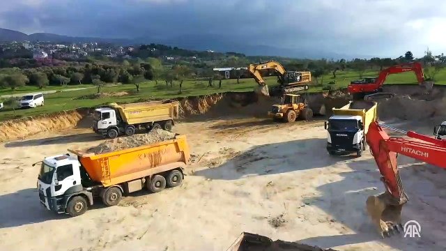 60 günde tamamlanan Defne Devlet Hastanesi hızlandırılmış video tekniği ile görüntülendi