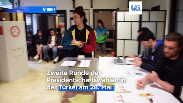 Stichwahl zwischen Erdogan und Kilicdaroglu - Auslandstürken wählen schon