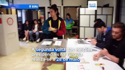 Turcos que vivem no estrangeiro já votam na segunda volta das presidenciais