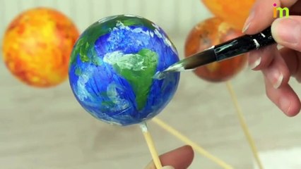 DIY 3D Solar System Mobile 🌌 | Perfect for School Projects & Exhibitions