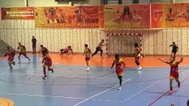 Images maritima: des actions de Martigues Handball Pau Nousty et les hommages