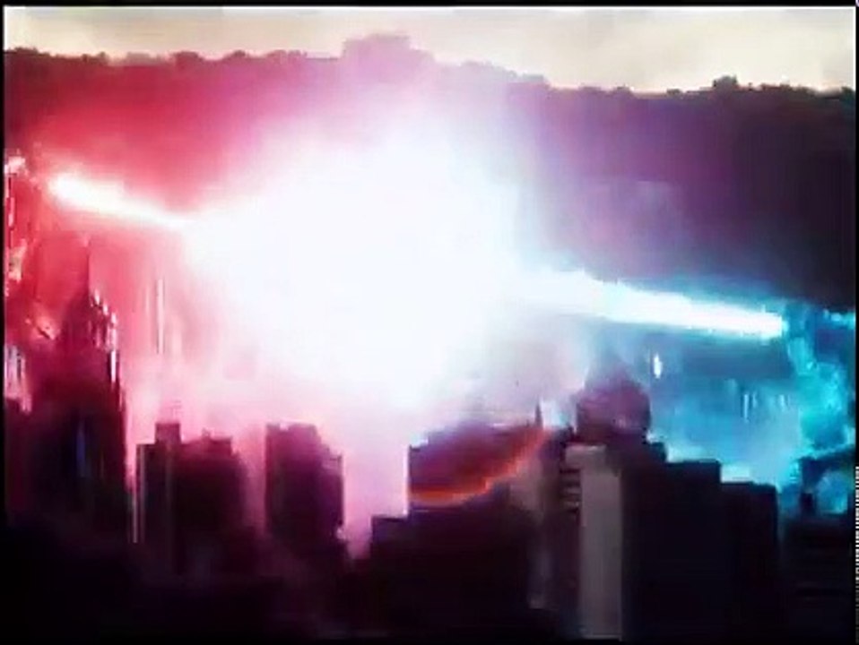 Godzilla vs Megatron fight seen