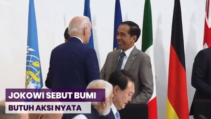 Pesan Presiden Jokowi Tentang Bumi di KTT G7 Hiroshima