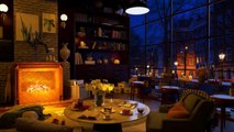 Rain Night Coffee Shop Ambience with Calm Jazz Piano Music & Relaxing Sweet Jazz for Work & Sleep (4)