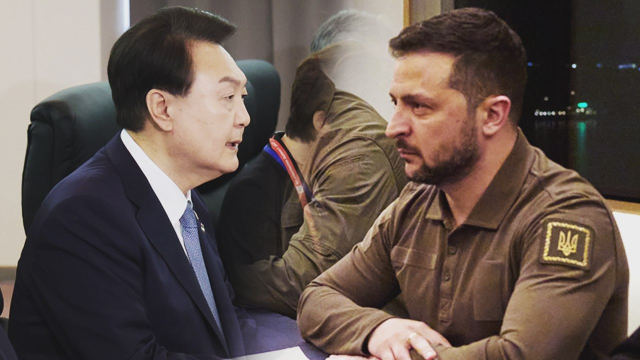 尹 "기시다, 용기 있는 결단"...오늘 젤렌스키 첫 회담 / YTN