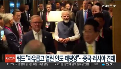 쿼드 "자유롭고 열린 인도태평양"…중국·러시아 견제