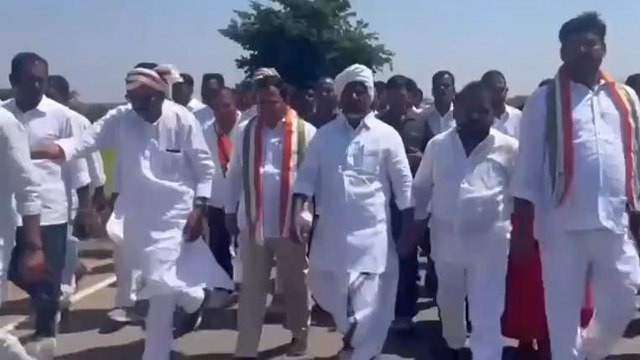 జడ్చర్ల: మల్లు భట్టి విక్రమార్క పాదయాత్రకు మరో రోజు విరామం