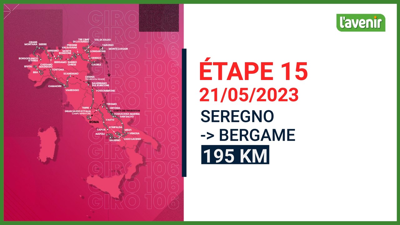 Giro 2023 : Valerio Piva préface la 15e étape du Giro