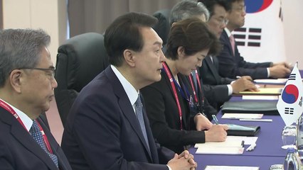 尹 "용기 있는 행동"...日 기시다 "세계평화에도 중요" / YTN