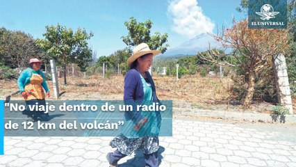 Embajada de EU en México emite alerta por volcán Popocatépetl