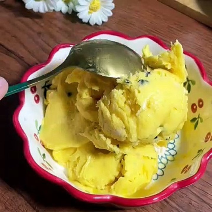 fruit and yogurt ice cream in just 5 minutes #Shorts