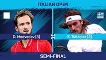 Medvedev beats Tsitsipas, to face Rune in Rome final