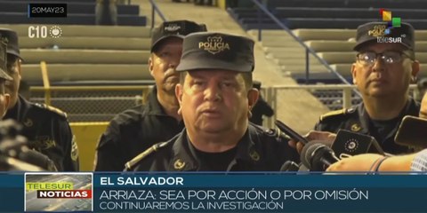 Director de la Policía salvadoreña informa sobre investigación de estampida