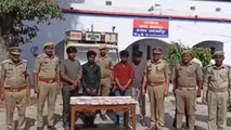 शाहजहांपुर: पुलिस ने पशु चोर गिरोह का खुलासा करते हुए चार शातिर अभियुक्तों को किया गिरफ्तार