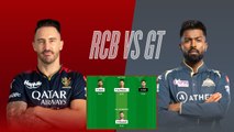 Royal Challengers Bangalore vs Gujarat Titans, Dream 11 Team