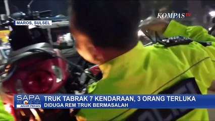 3 Motor & 4 Mobil Jadi, Truk Tangki Tabrakan Beruntun Diduga Karena Rem Rusak!