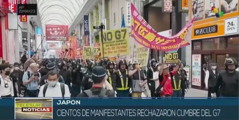 Japón: Manifestantes rechazan la cumbre del G7