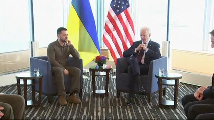 Biden acuerda con Zelenski un nuevo paquete de ayuda militar a Ucrania