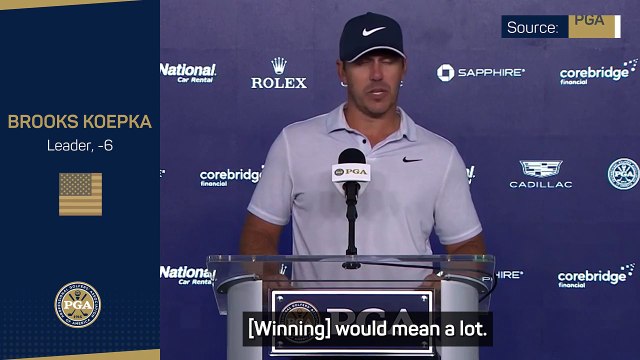 Koepka eyes Woods and Nicklaus PGA Championship record