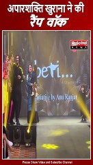 Aparshakti Khurana Walk On Ramp at Fashion Show in Mumbai