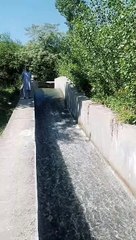 Water fall smoothly