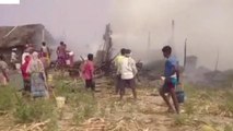 भागलपुर: तपती गर्मी में आग ने मचाई तबाही, आधा दर्जन घर जलकर राख