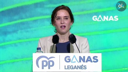 Ayuso en Leganés: "Los nacionalismos son el cáncer del siglo XX y el PSOE les abre la puerta"
