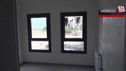 TOKİ'nin İslahiye'deki deprem konutlarında örnek daire tamamlandı