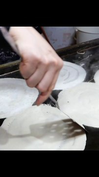 Bing-tteok (buckwheat radish pancakes)
