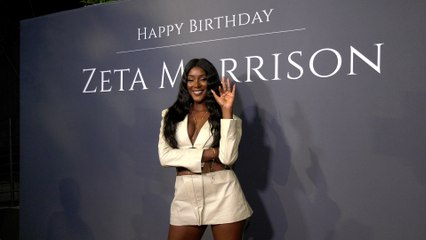 Love Island USA's Zeta Morrison Birthday Celebration Red Carpet Arrivals