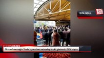 Ekrem İmamoğlu Tuzla ziyaretine vatandaş tepki gösterdi: PKK dışarı