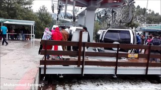 Patriata Chair Lift In Snowfall
