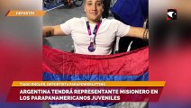 Argentina tendrá representante Misionero en los Parapanamericanos juveniles