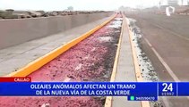 Oleaje anómalo: Gobierno del Callao realiza limpieza de la vía Costa Verde